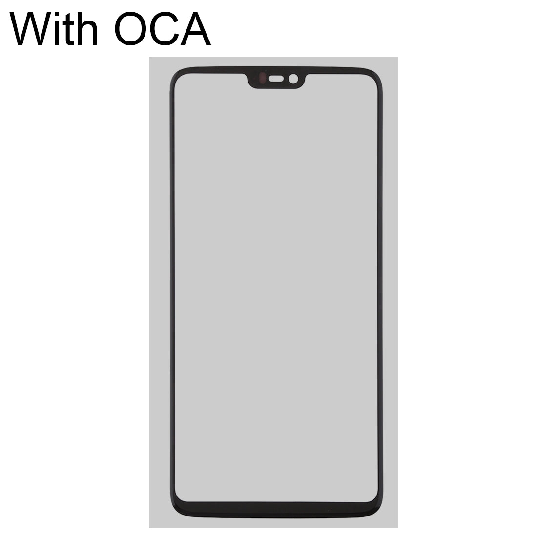 Vitre Ecran Avant + Adhésif OCA OnePlus 6
