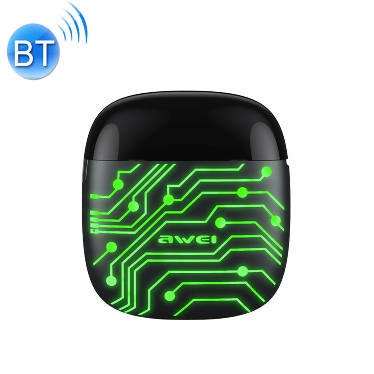 Casque Bluetooth sans fil Awei T28 Pro Gaming (Vert)