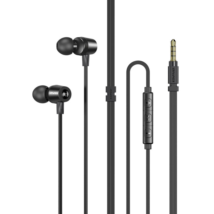 AWEI L1 SERREO Surround Wired In Ear Earphone (Black)