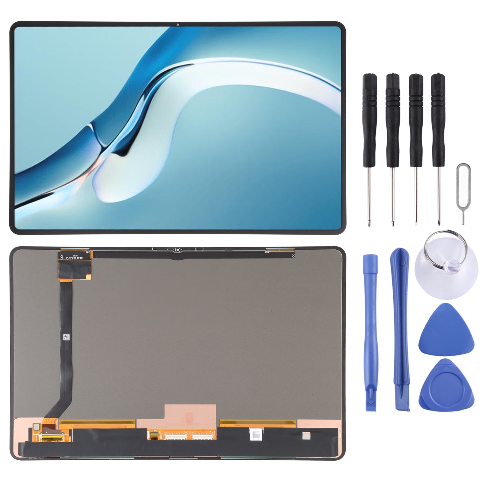  Reemplazo para Huawei Mediapad M5 Lite 10 BAH2-W19 BAH2-L09  pantalla LCD táctil digitalizador Asamblea de cristal reparación con  herramientas negro : Electrónica