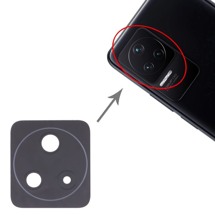 Objectif de caméra arrière 10 pièces pour Xiaomi Redmi K50 / Redmi K50 Pro