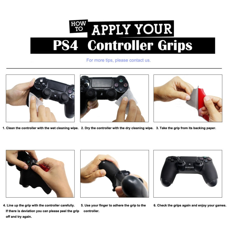 For Sony PS4 CH-PS4-003 Game Many Anti-Slip Protective Sticker (Black)