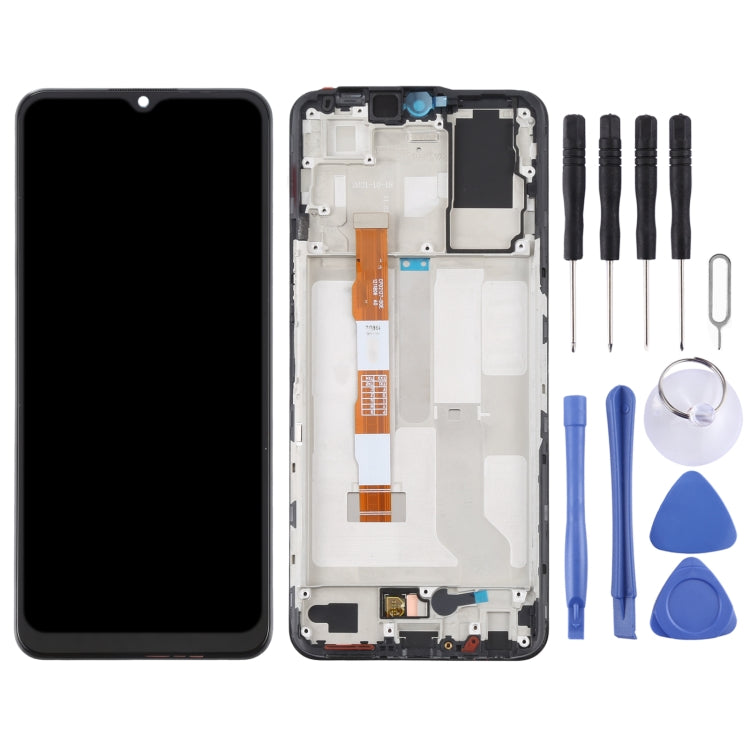 LCD Screen and Digitizer Full Assembly with Frame for Vivo Y76S