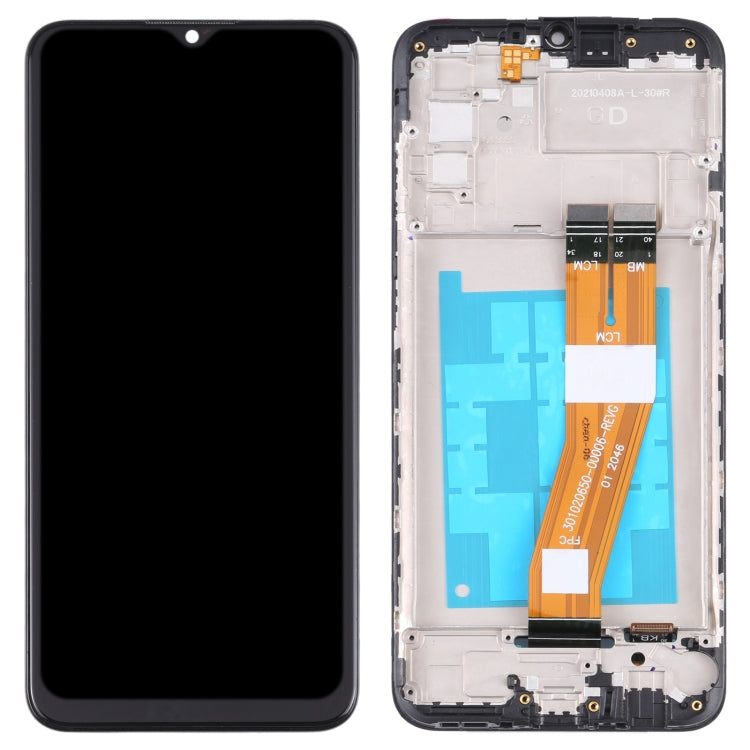 Ecran LCD et vitre tactile avec châssis pour Samsung Galaxy A02s SM-A025F