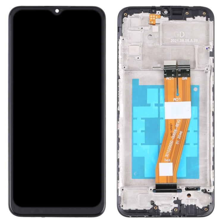 Ecran LCD et vitre tactile avec châssis pour Samsung Galaxy A03s SM-A037F