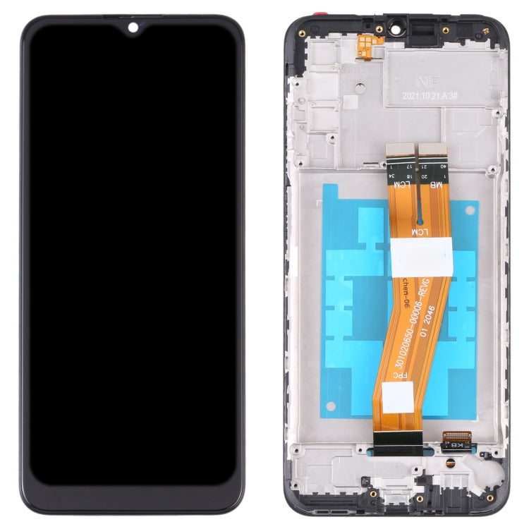 Ecran LCD et vitre tactile avec châssis pour Samsung Galaxy A03s SM-A037G / A037M