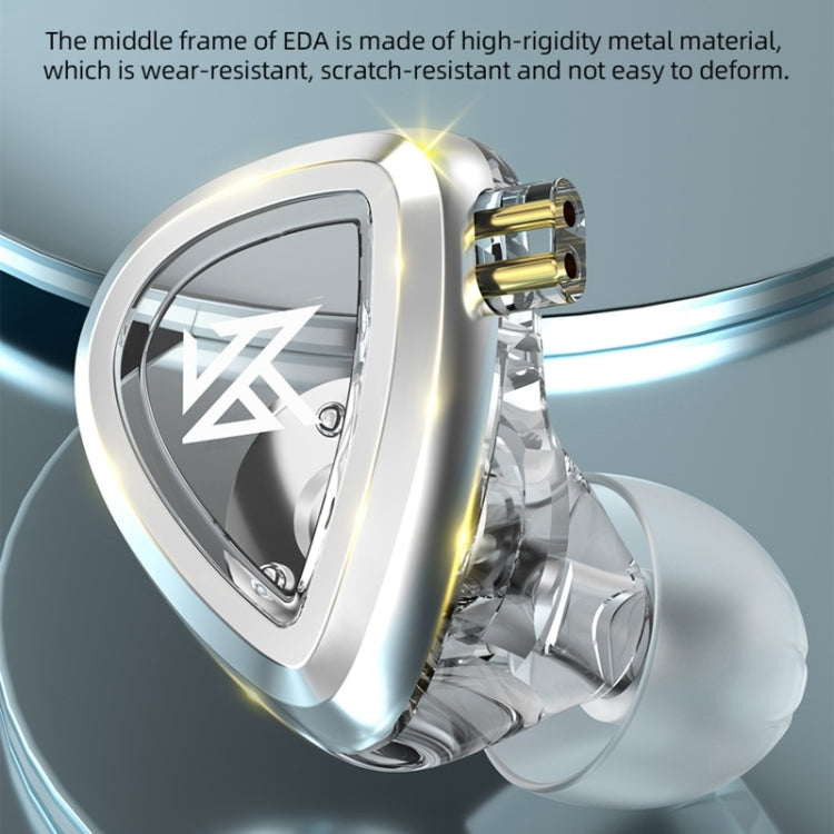 KZ-EDA Auricular intrauditivo dinámico Magnético Doble equilibrado longitud: 1.2 m (con Micrófono)