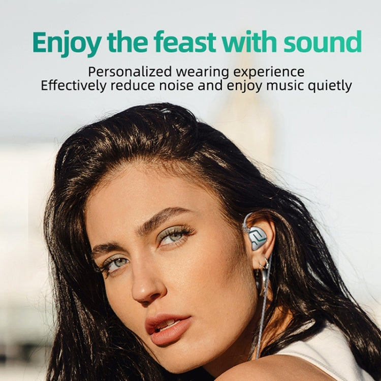 KZ-ZES Electrostatic Dynamic Hybrid HIFI In-Ear Headphones Length: 1.2m (Without Microphone)