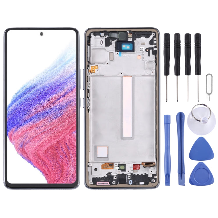 Original LCD Screen and Touch Digitizer with frame for Samsung Galaxy A53 5G SM-A536B