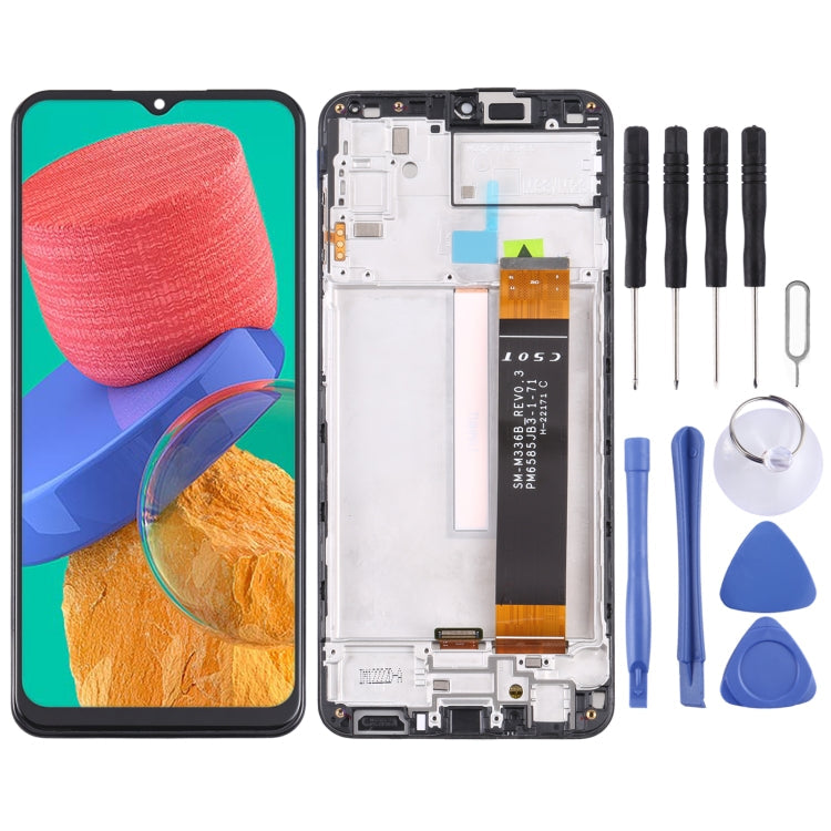 Ecran LCD d'origine et Numériseur Tactile avec cadre pour Samsung Galaxy M33 SM-M336B