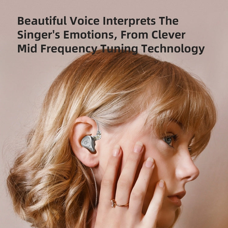 Écouteurs intra-auriculaires Hi-Fi GK G5 avec style de caisson de basses dynamique de 1,25 m : avec microphone (argent)