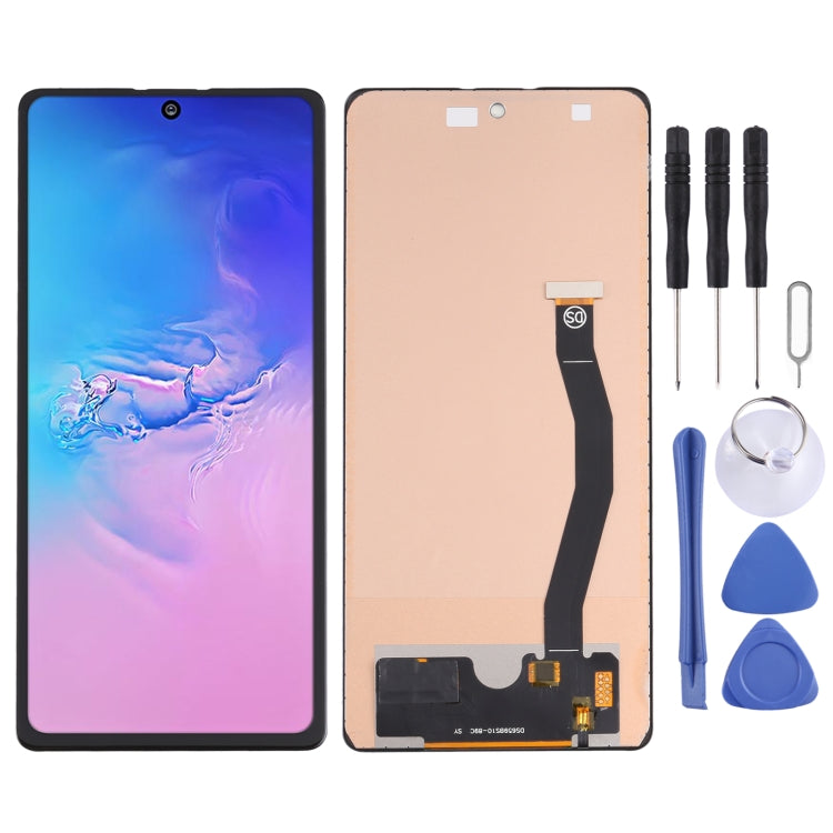 Écran LCD Version TFT et Numériseur Tactile (ne prend pas en charge l'identification des empreintes digitales) pour Samsung Galaxy S10 Lite SM-G770F