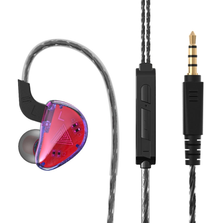 QKZ AK9 3.5mm Sports In-ear Wired HIFI Heavy Bass Auricular con Micrófono (Colorido)