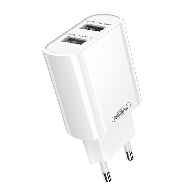 Remax Jane Series RP-U35 2.1A Dual USB Port Charger Specification: EU Plug (White)