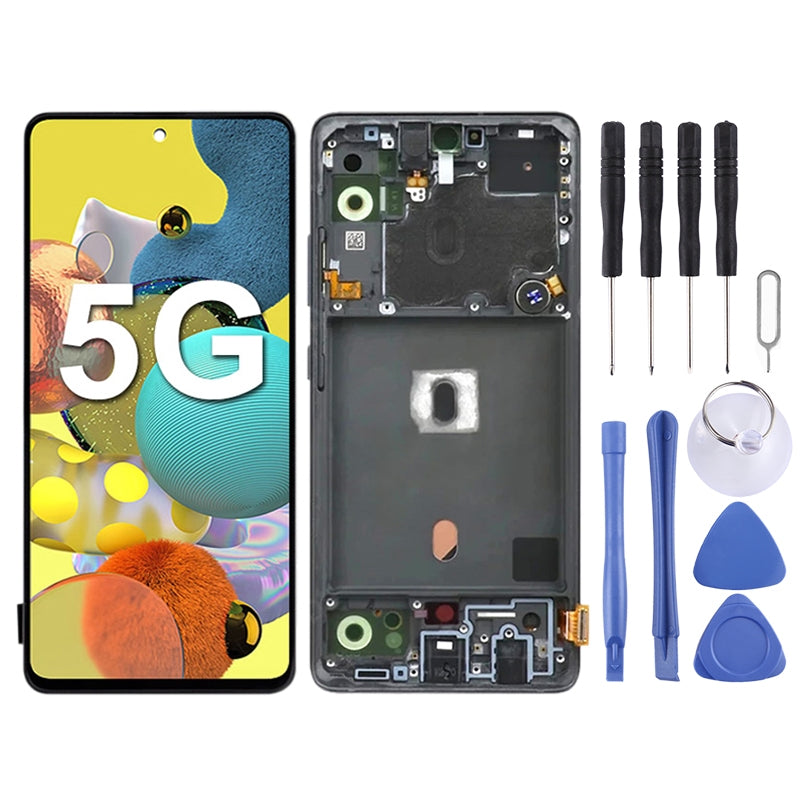 Ecran complet LCD + Tactile + Châssis Samsung Galaxy A51 5G A516