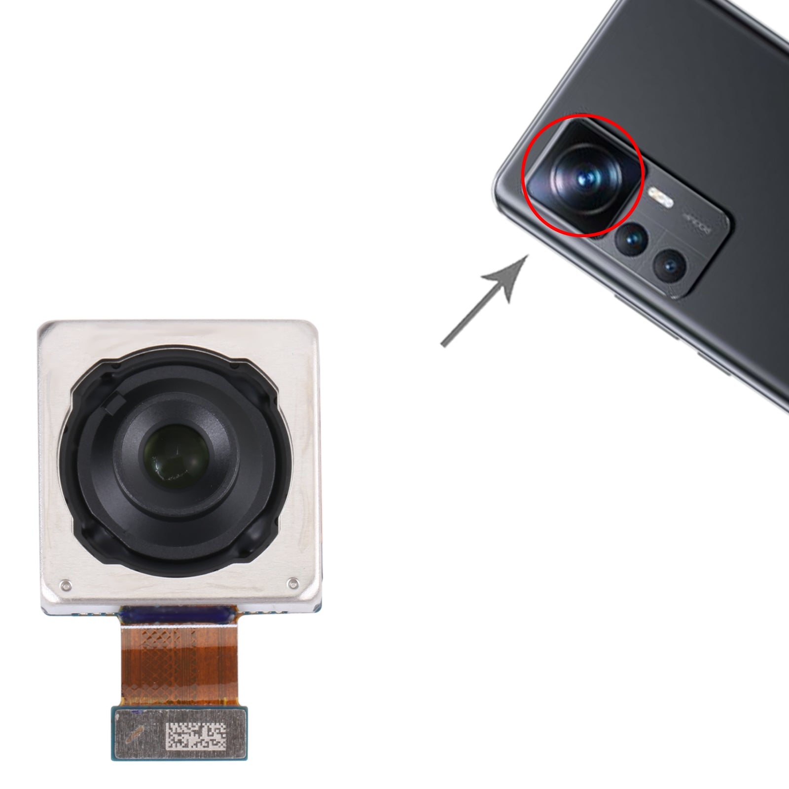 Caméra Arrière Principale Flex Xiaomi 12T Pro