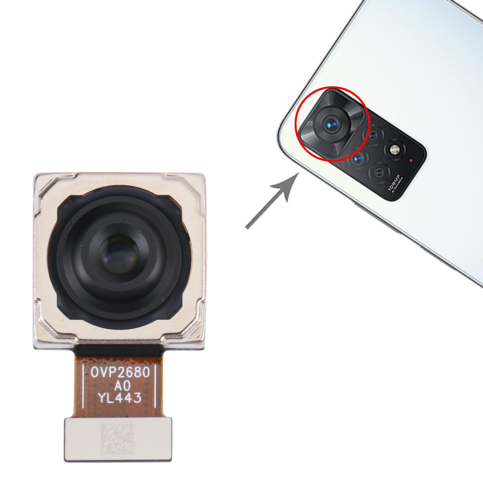 Main Rear Camera Flex Xiaomi Redmi Note 11 Pro China / 11i / 11E 4G