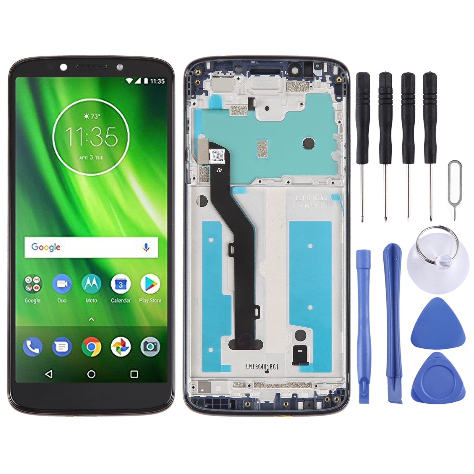 Écran complet + tactile + cadre Motorola Moto G6 Play US Edition