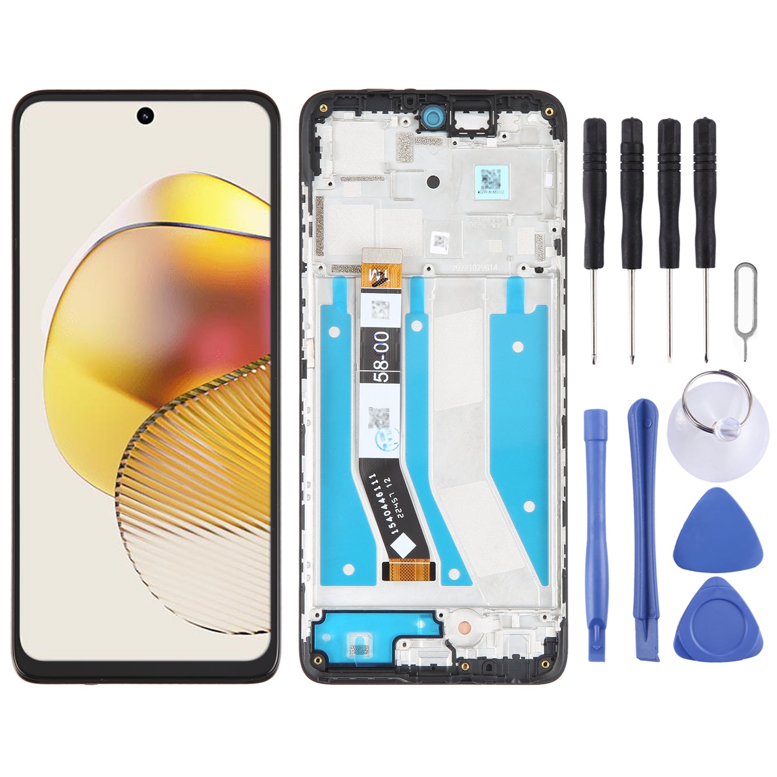 Ecran Complet + Tactile + Châssis Motorola Moto G73