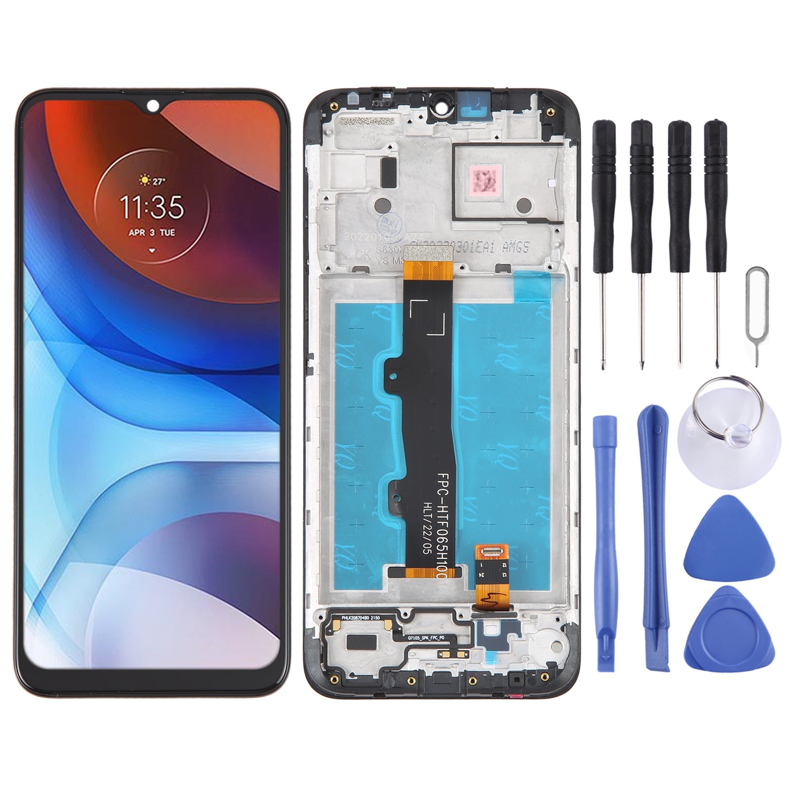 Ecran Complet + Tactile + Châssis Motorola Moto E7 Power / E7i Power