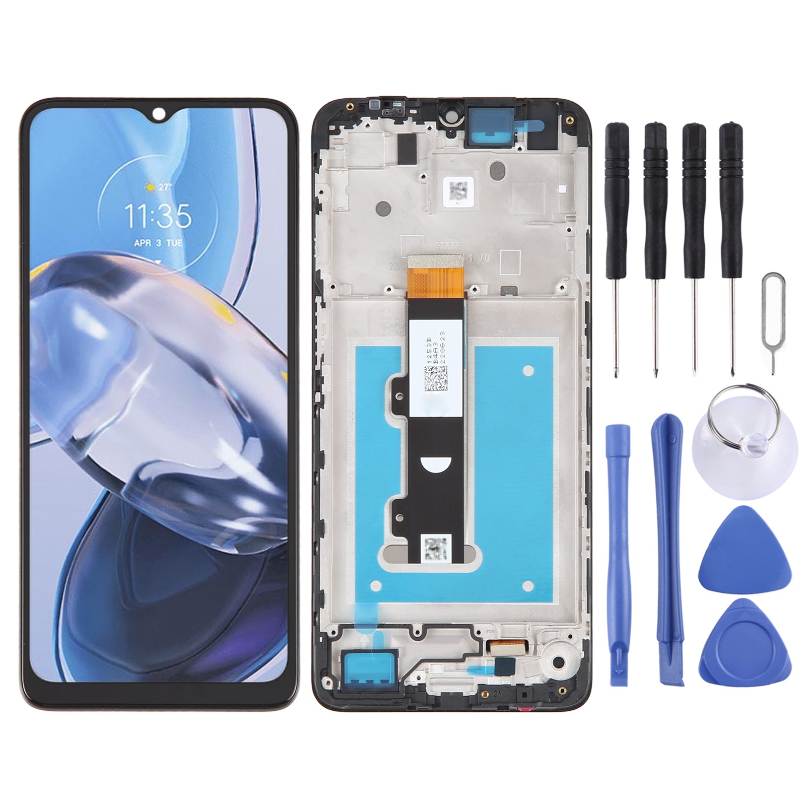 Ecran Complet + Tactile + Châssis Motorola Moto E22 / E22i