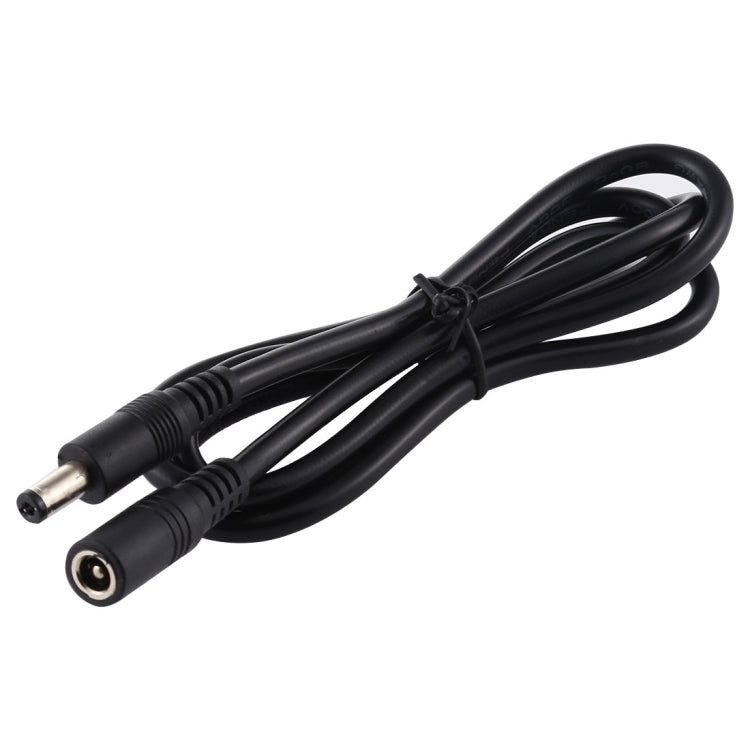 8A 5.5x2.1mm Female to Male DC Power Extension Cable (Black)