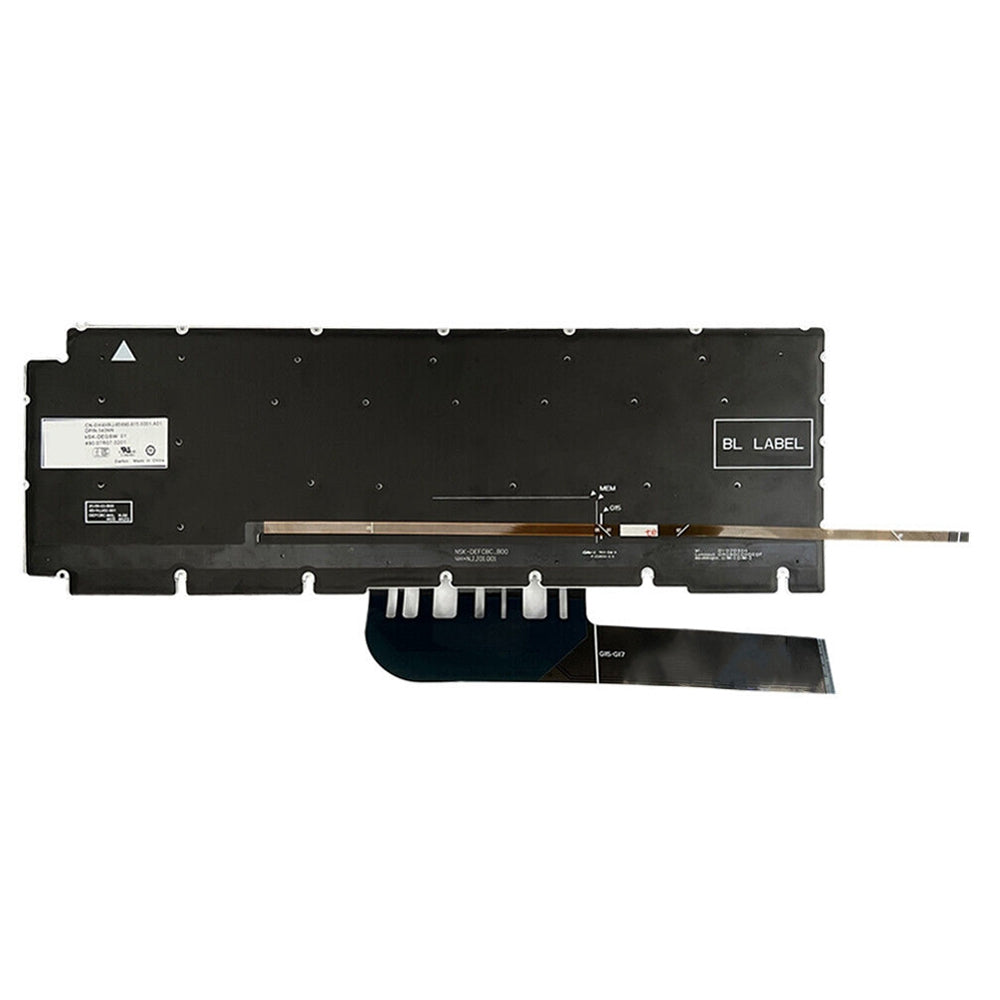 Clavier complet version américaine Dell Inspiron G15 5510 5511 5515 5520 noir
