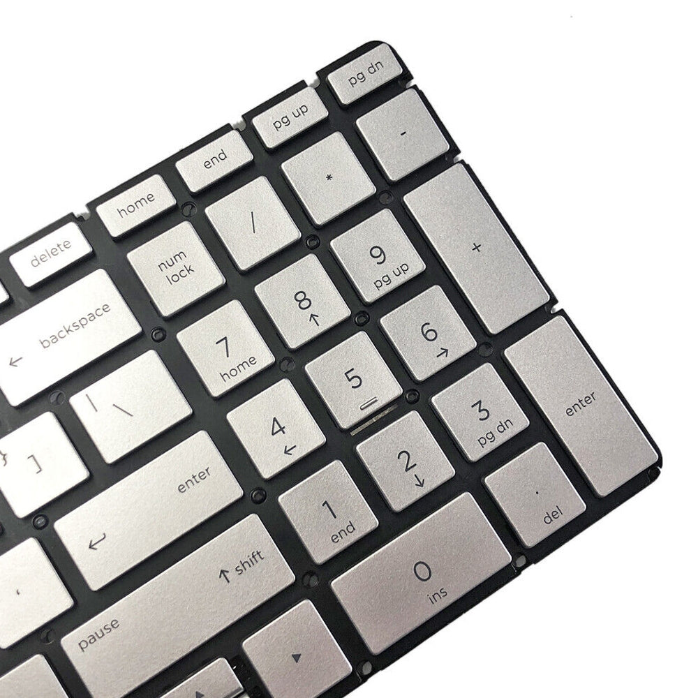 Full Keyboard with Backlight US Version HP 15-BS / 15-CC Silver