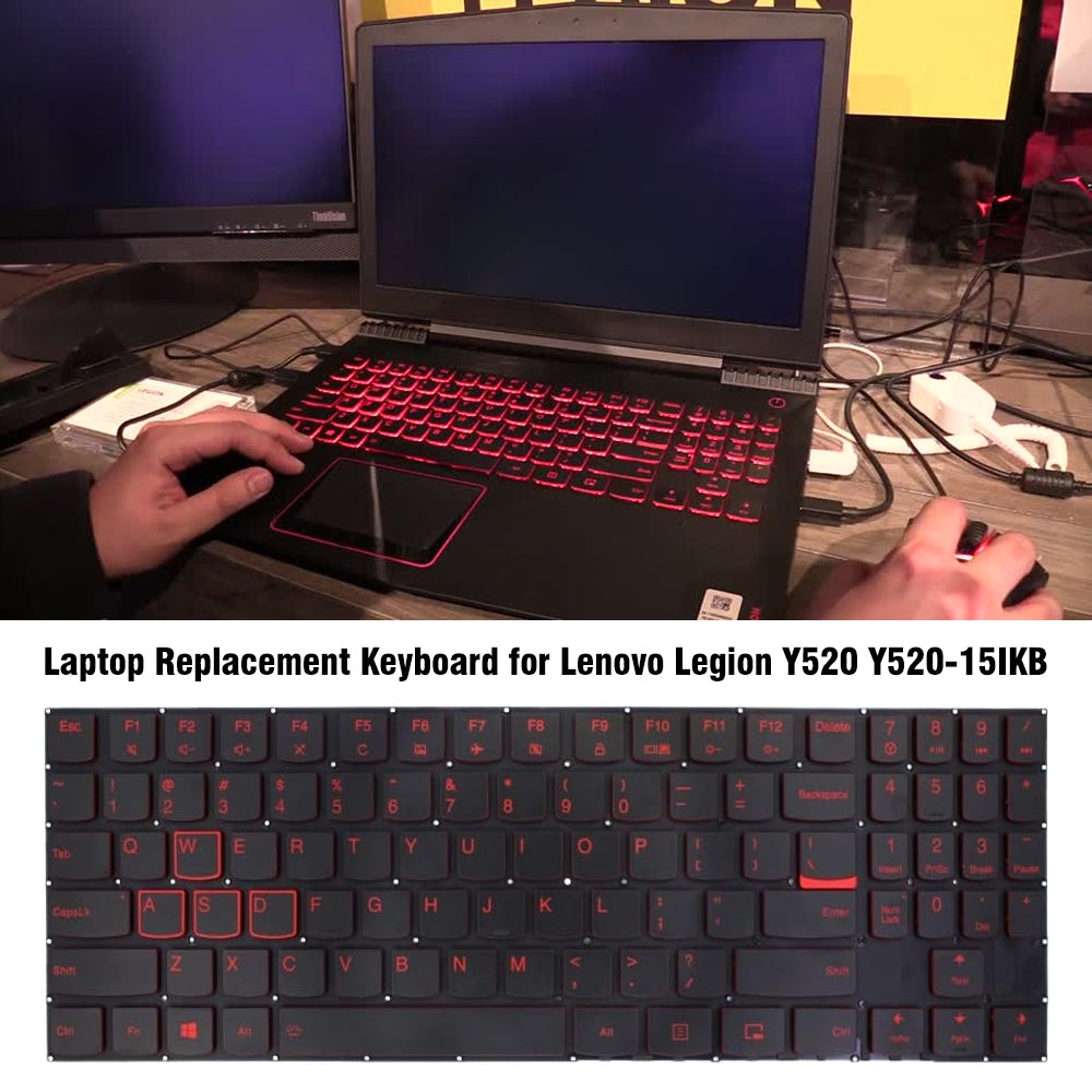 Lenovo Legion Y520 Y520-15IKB Complete Keyboard