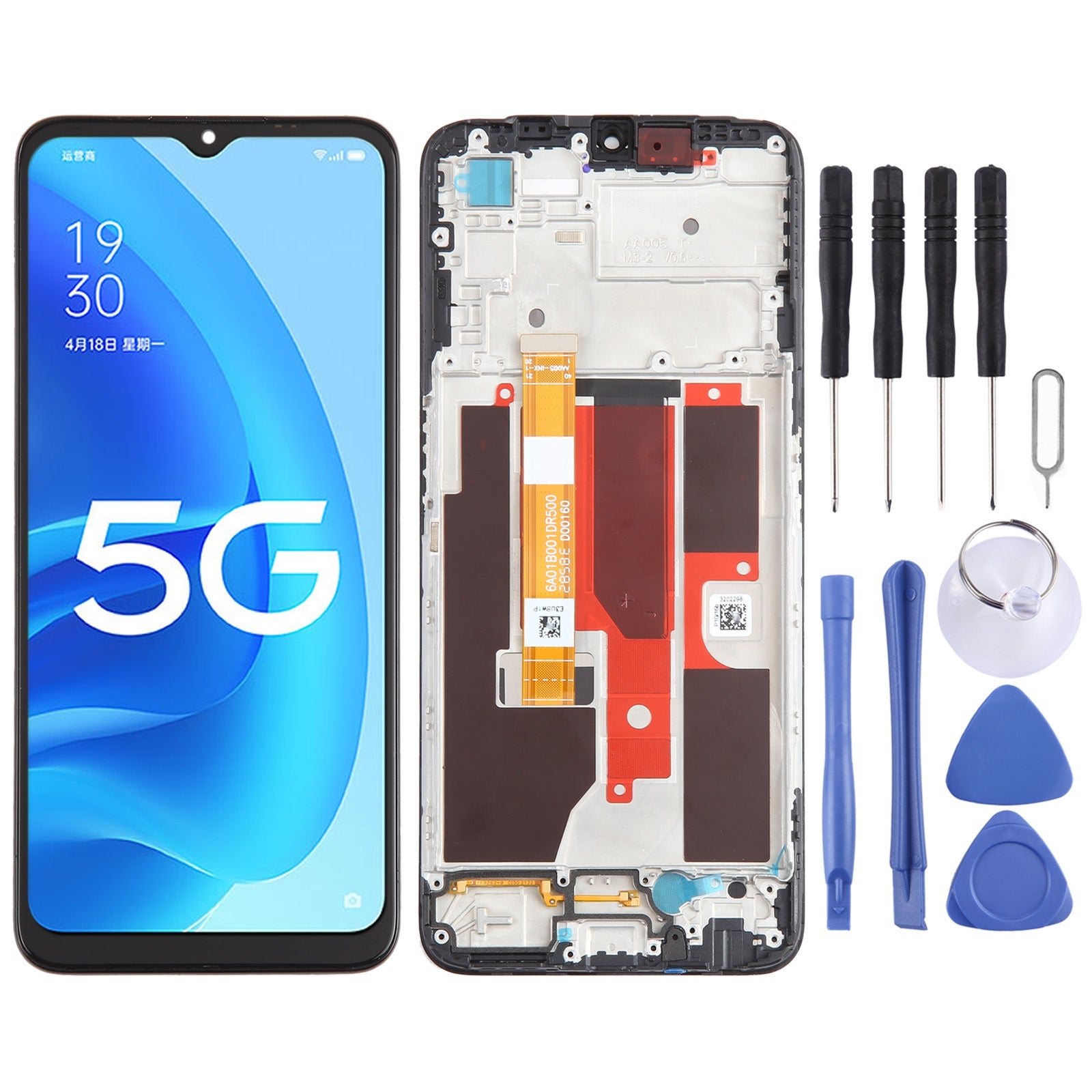 Pantalla Completa + Tactil + Marco Oppo A55s 5G