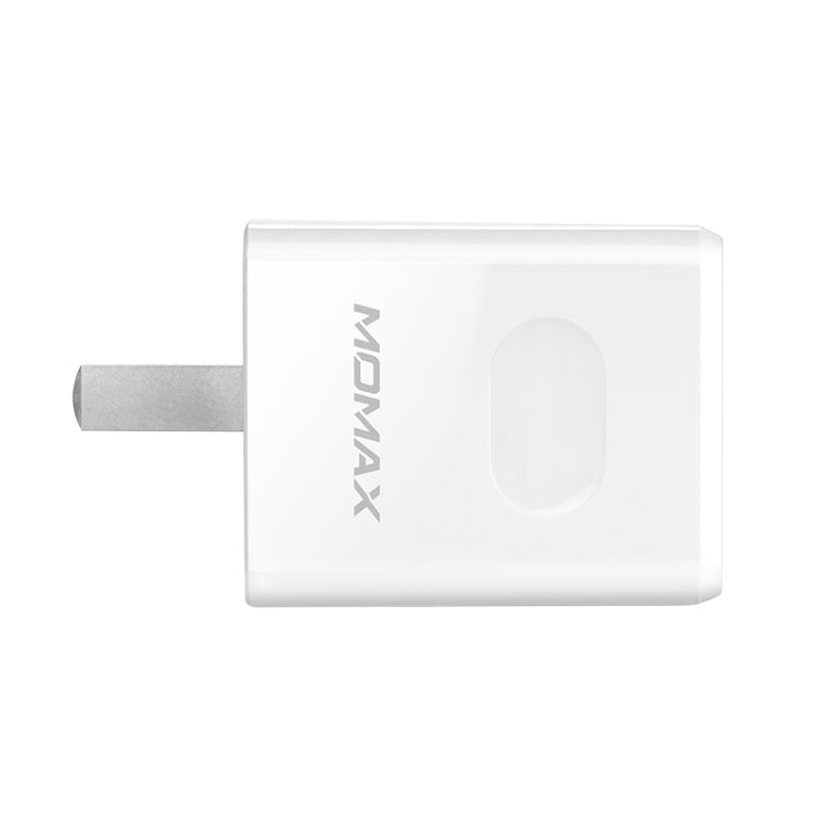 Momax UM16 20W PD + QC3.0 Chargeur de voyage à charge rapide Adaptateur secteur (Blanc)