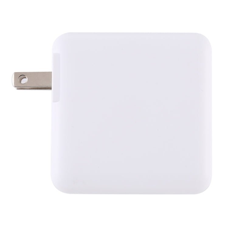 PD65W-A6 PD 65W 90 Degree Portable Multifunction USB Fast Charger with Foldable Pin US Plug (White)