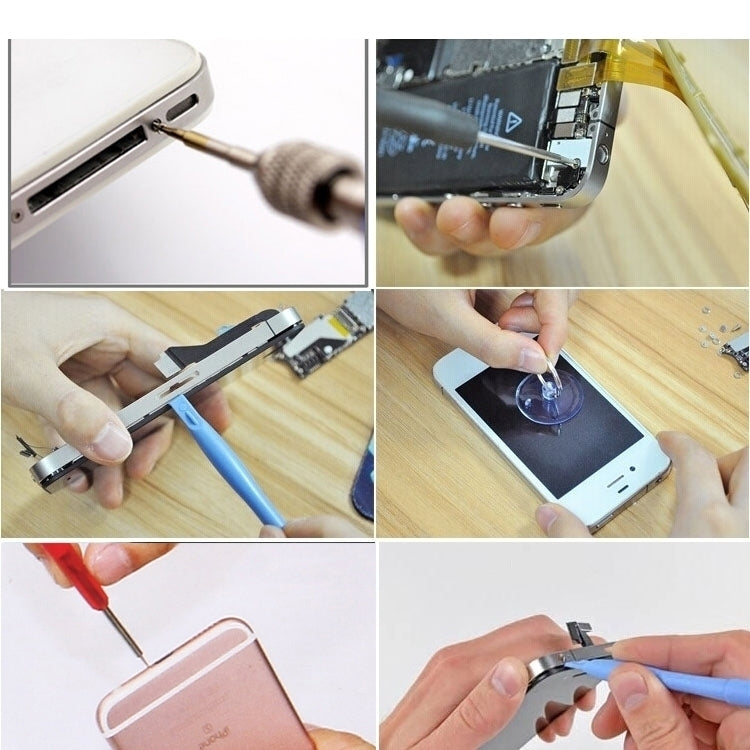 Ensemble d'outils de réparation polyvalents professionnels 19 en 1 pour iPhone Samsung Xiaomi et autres téléphones