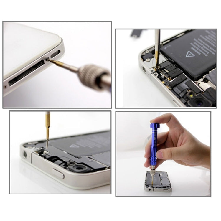 Kit d'outils ouverts de réparation de tournevis professionnel avec étui en cuir roulé pour iPhone 7 et 7 Plus