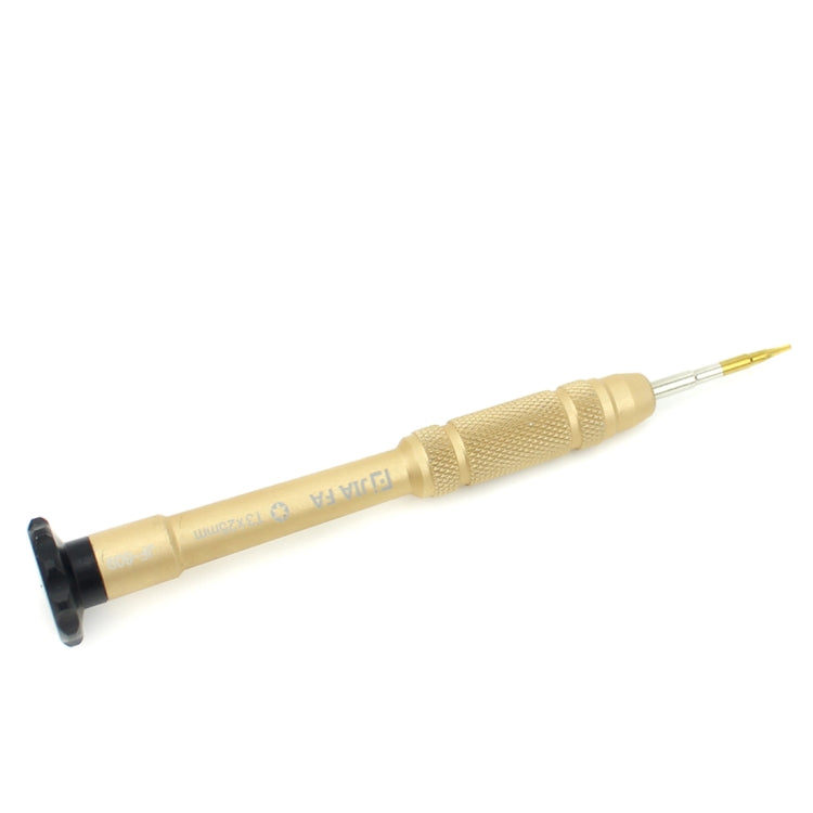 Herramienta de Reparación Profesional Herramienta abierta Destornillador de tubo con punta hexagonal T3 de 25 mm (dorado)