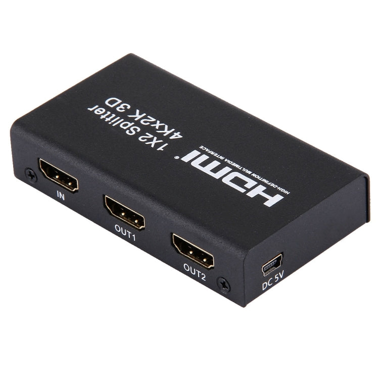 1x2 2160P Mini HDMI Switch Splitter Support 4Kx2K 3D