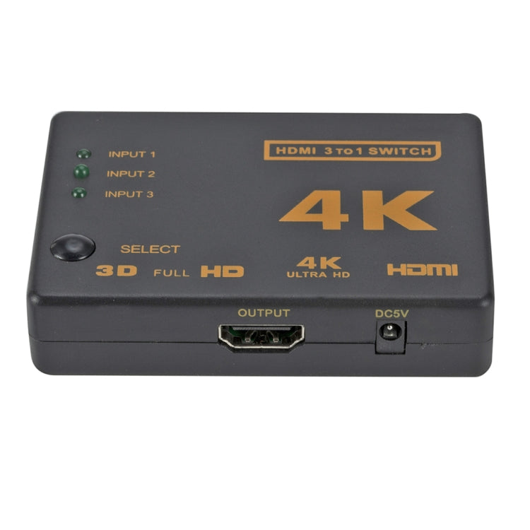Conmutador HDMI ZMT10 3 en 1 salida Conmutador de vídeo 3D Full HD 4K