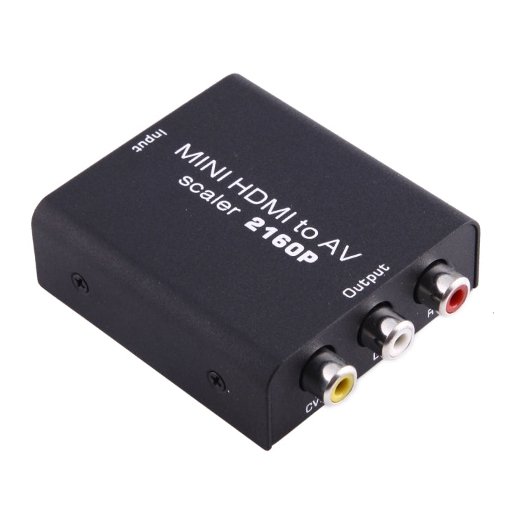 Convertisseur de signal vidéo composite Mini HDMI vers AV / CVBS (noir)