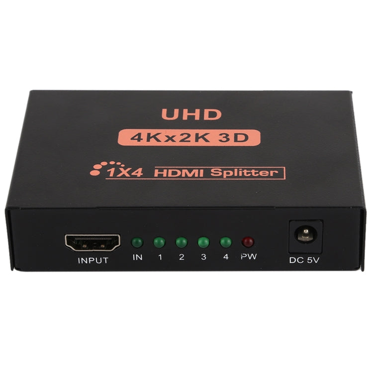 CY10 UHD 4K x 2K 3D 1 x 4 HDMI Splitter (Black)