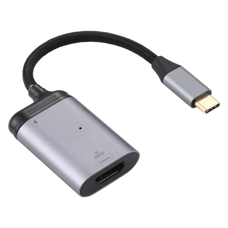 Cable adaptador de sincronización de datos 4K 60Hz USB-C / Type-C a HDMI + PD