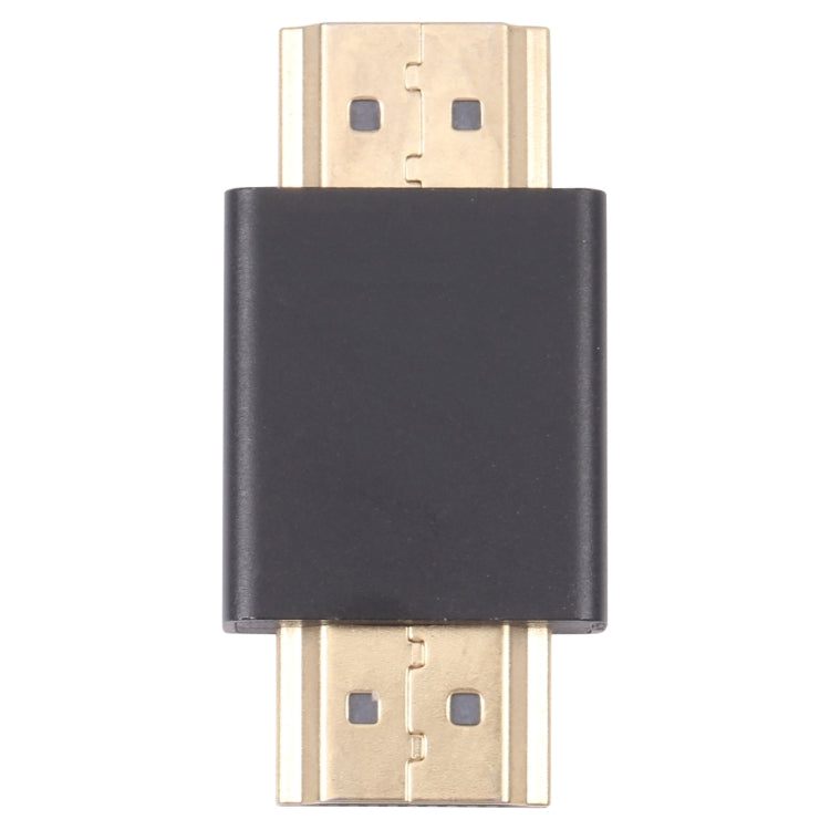 Adaptador HDMI Macho a masculino chapado en Oro (Negro)