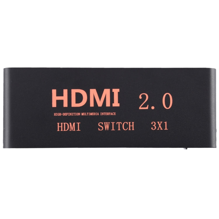 HDMI 2.0 3X1 4K/60Hz Switch with Remote Control EU Plug