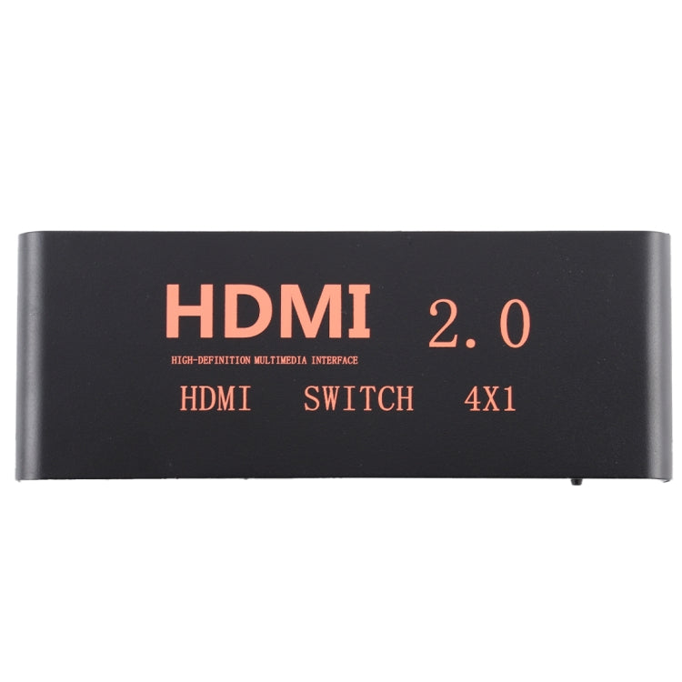 HDMI 2.0 4X1 4K/60Hz Switch with Remote Control EU Plug