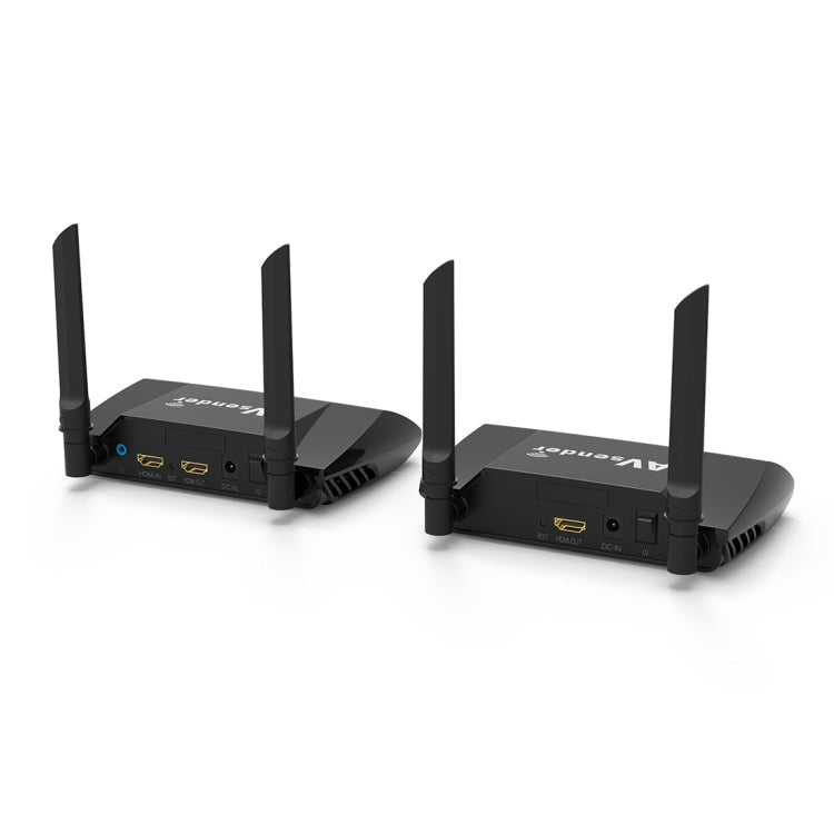 Receiver + Transmitter Wireless HD 2.4G and 5G AV Sender IR Remote Extender HDMI AV Sender
