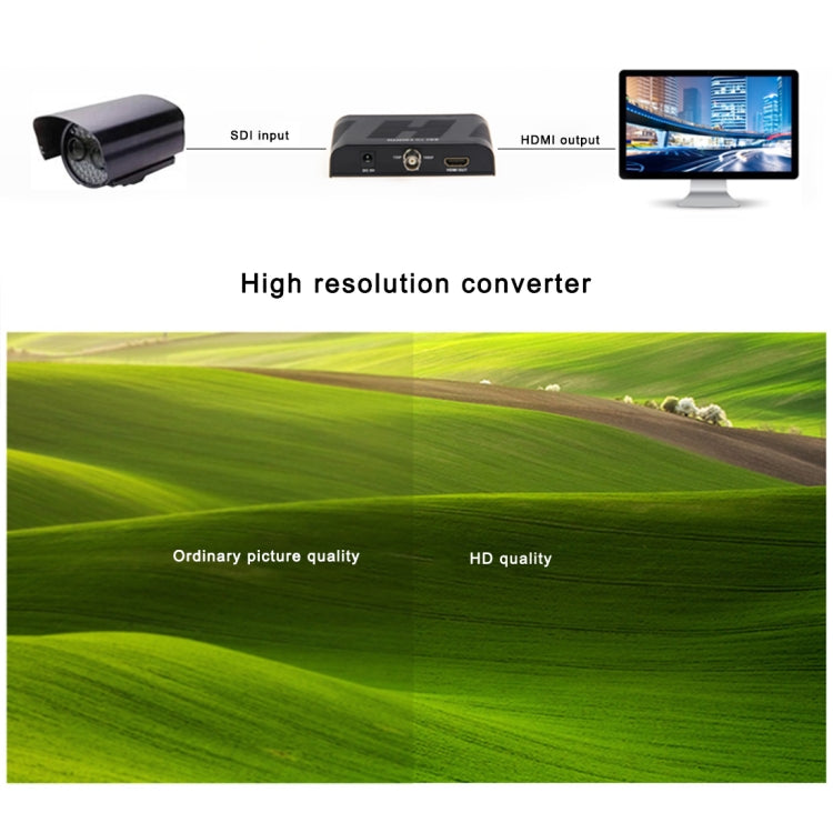 NEWKENG L008 Convertidor de video SD-SDI / HD-SDI / 3G-SDI a HDMI