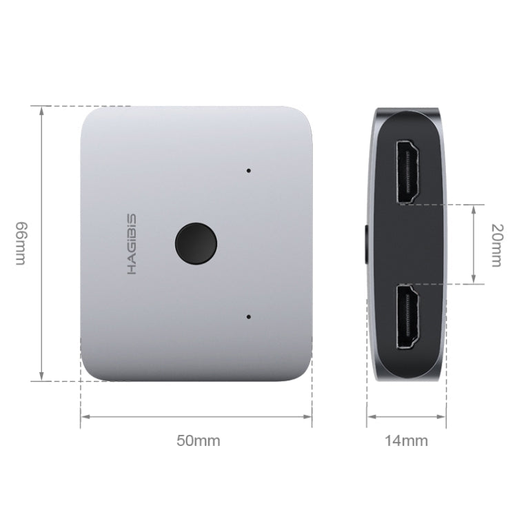 Original Xiaomi Youpin HAGIBIS Two-way HDMI Distribution Switch