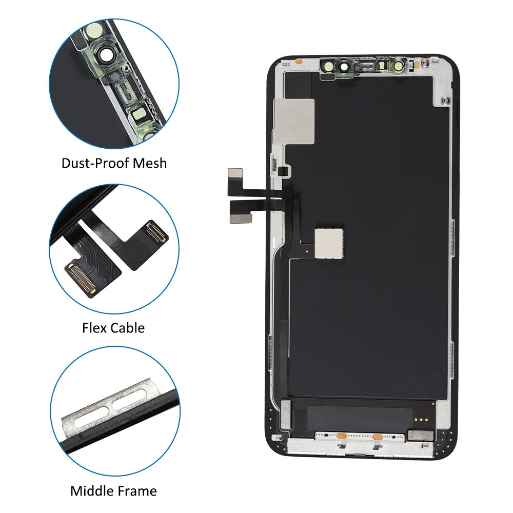 Ecran LCD + Vitre Tactile (Version Oled) Apple iPhone 11 Pro Max Noir