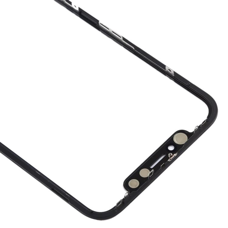 Front Screen Outer Glass Lens with Frame for iPhone 11 (Black)