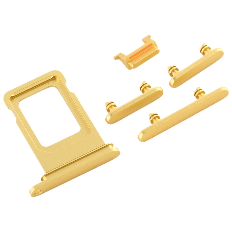SIM Card Tray + Side Key for iPhone 11 (Yellow)