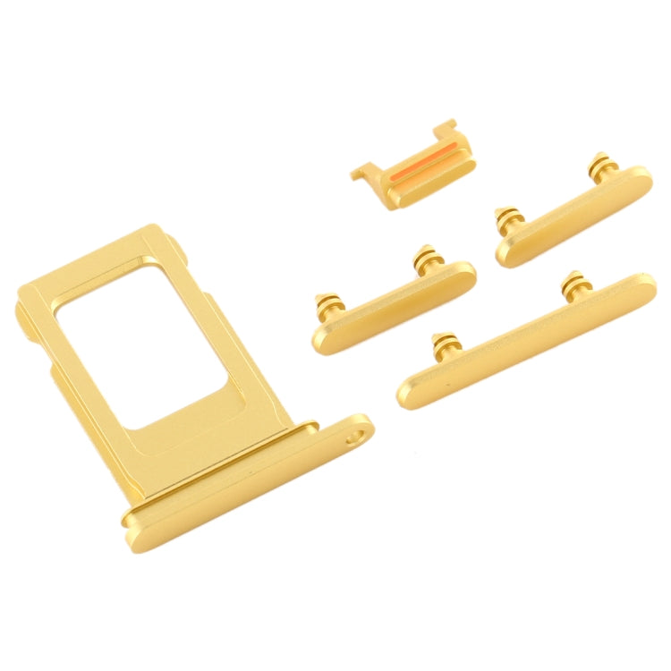 SIM Card Tray + Side Key for iPhone 11 (Yellow)